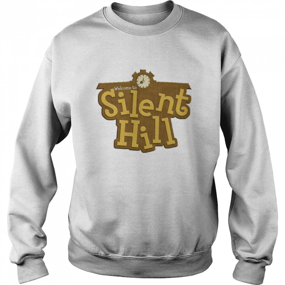 welcome to silent hill inspired of animal crossing shirt unisex sweatshirt