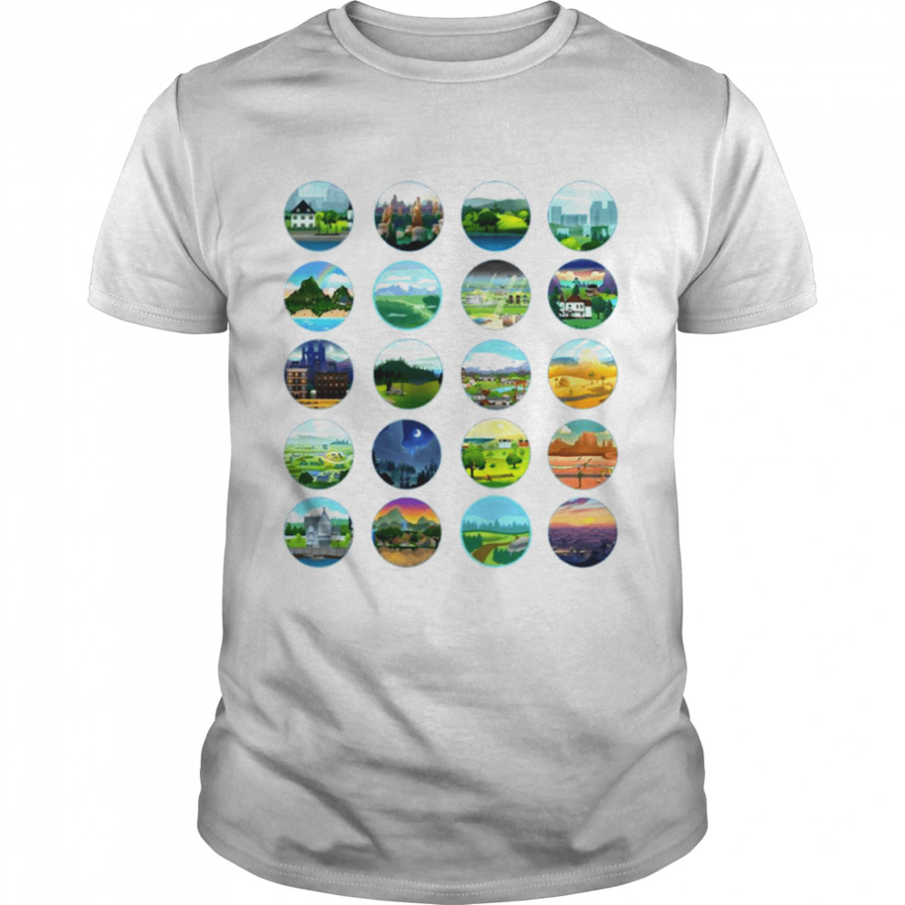 World Buttons Sims 4 shirt Classic Men's T-shirt