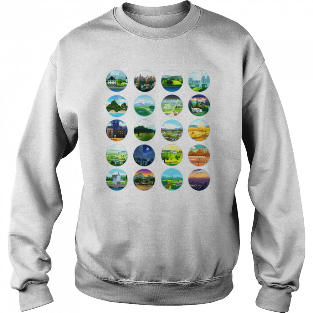 World Buttons Sims 4 shirt Unisex Sweatshirt