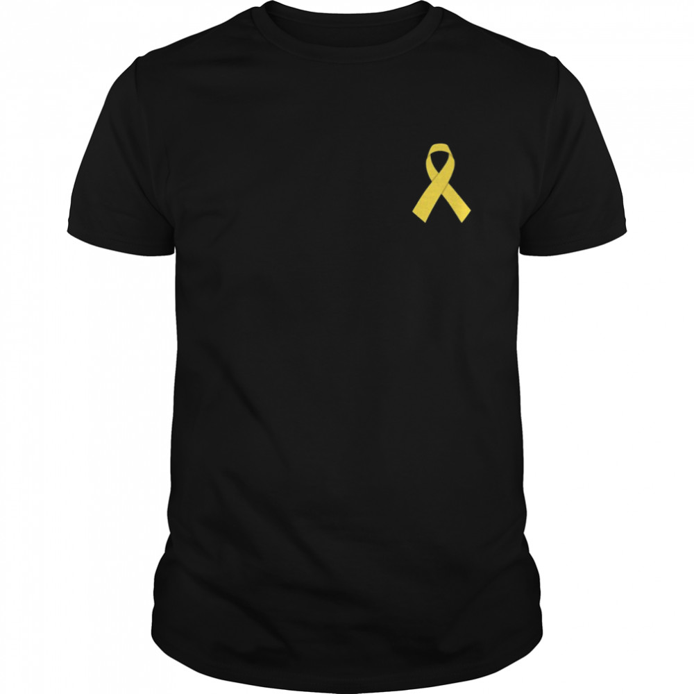 Yellow Ribbon Amber Alert shirt Classic Men's T-shirt