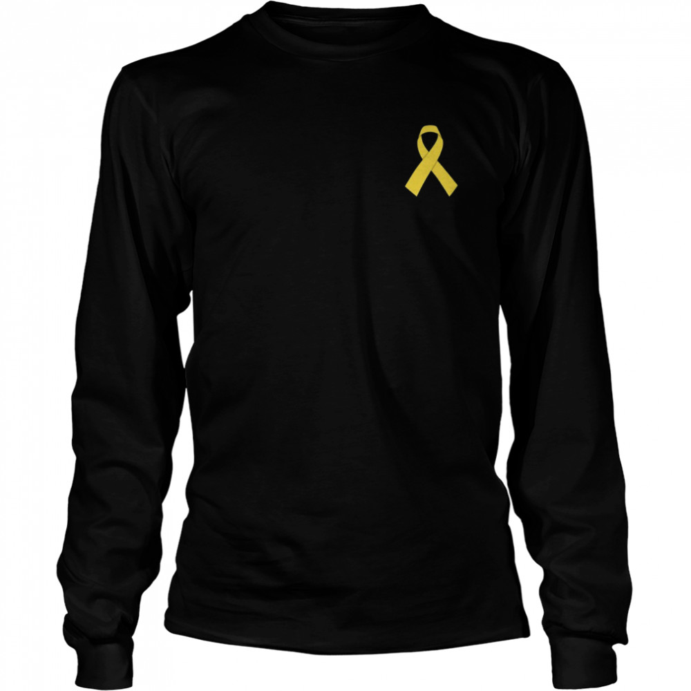 Yellow Ribbon Amber Alert shirt Long Sleeved T-shirt