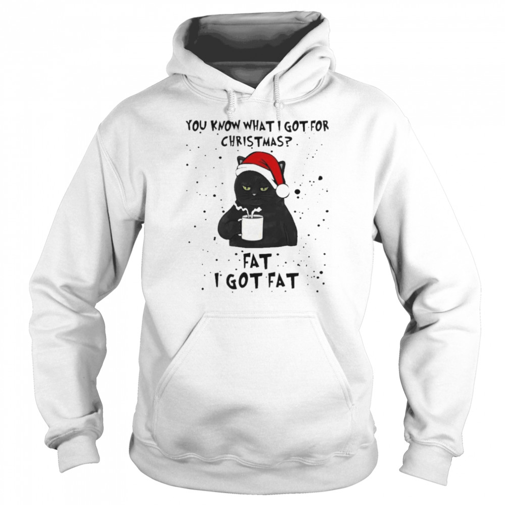 You Know What I Got For Christmas I Got Fat  Unisex Hoodie
