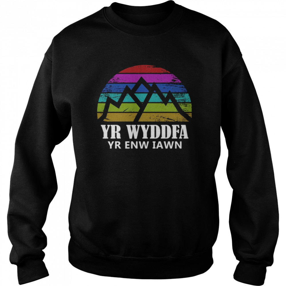 Yr Wyddfa Yr Enw Iawn Vintage shirt Unisex Sweatshirt