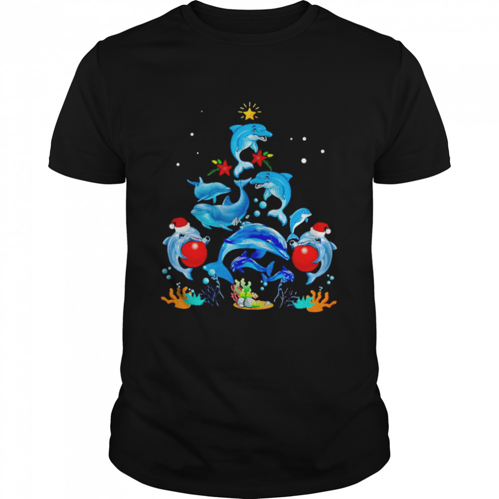 Dolphin Merry Christmas shirt