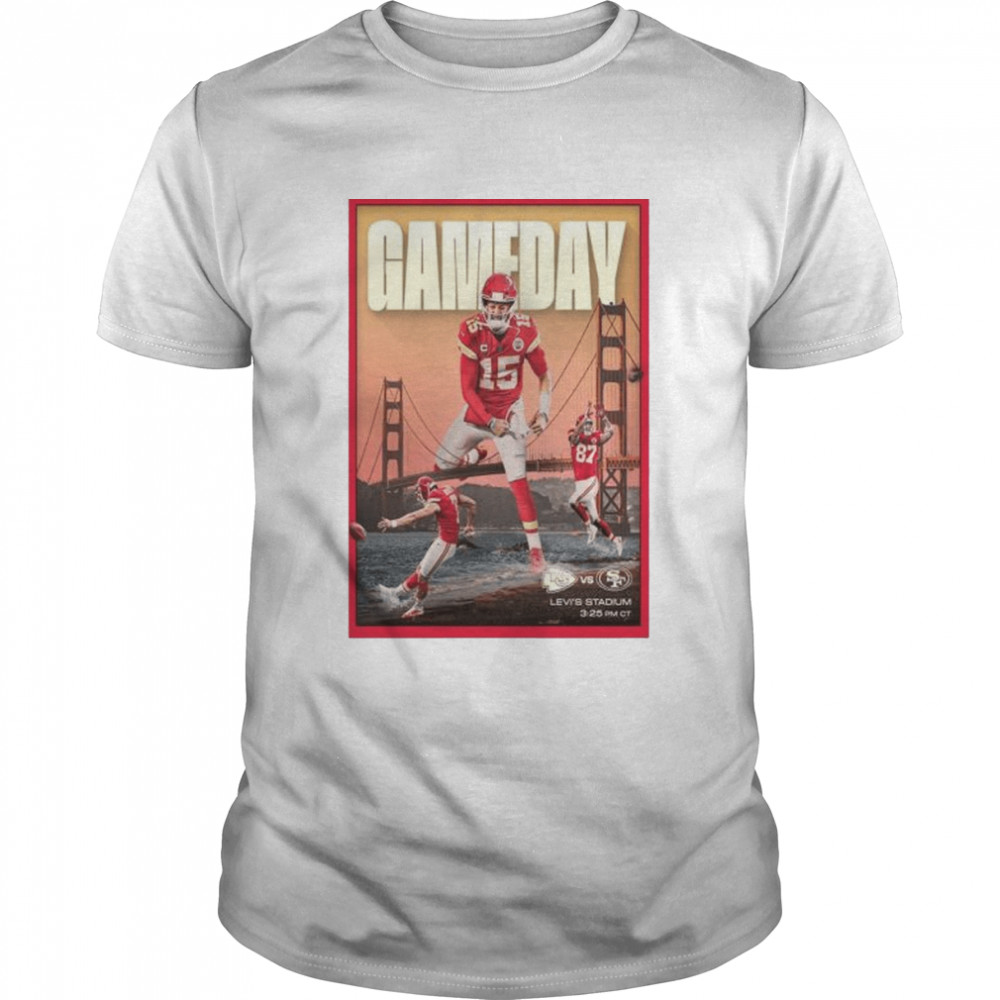 Kansas city Chiefs vs. san francisco 49ers game day 2022 shirt