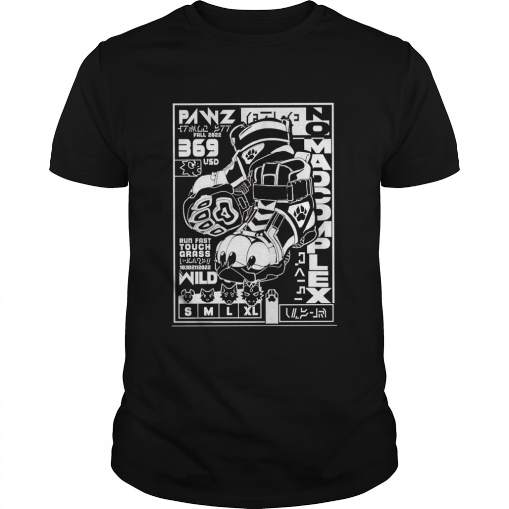 Nomad complex run fast touch grass shirt