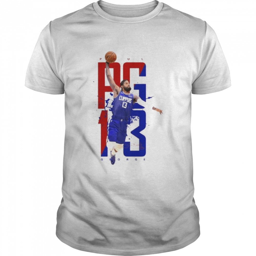 paul George PG 13 Los Angeles Clippers shirt