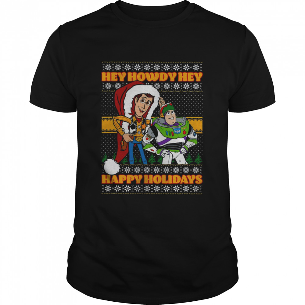 Pixar Toy Story Christmas Hey Howdy Ugly shirt