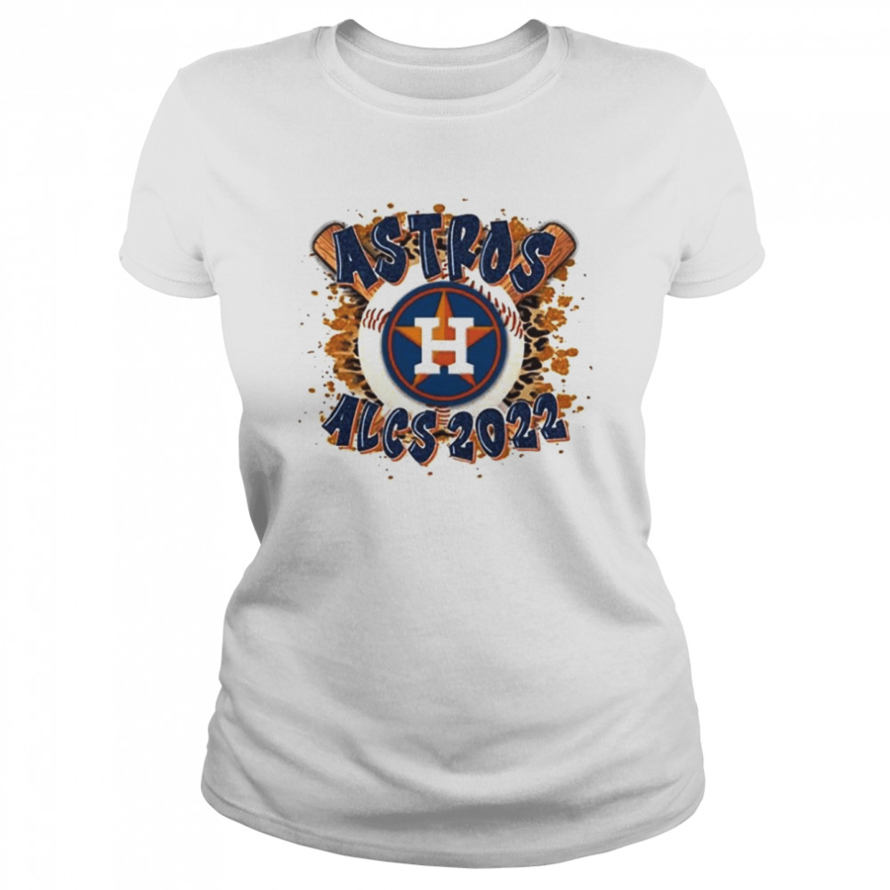Houston Astros ALCS 2022 Baseball Leopard Classic Women's T-shirt