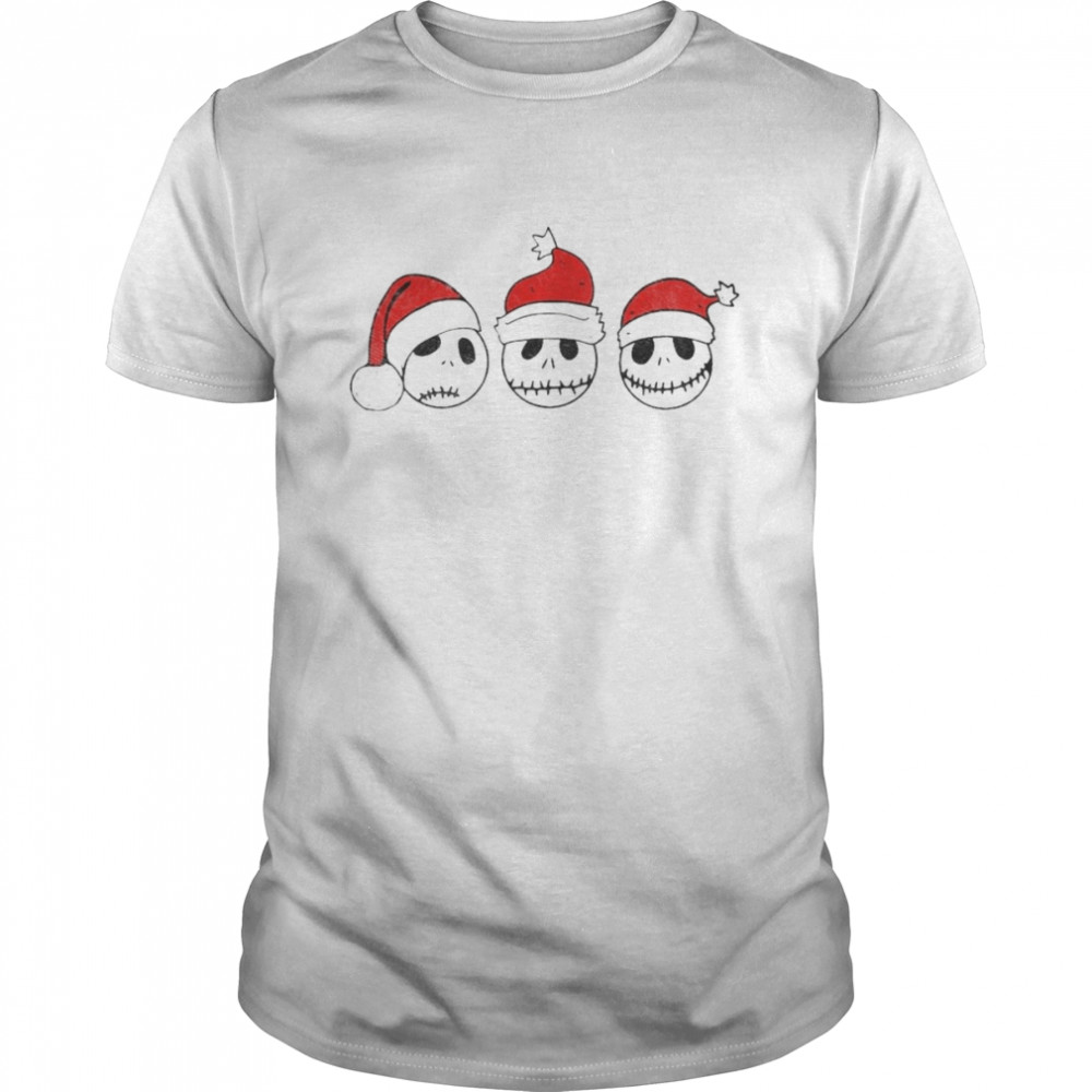 Santa Jack Skellington Emotion Merry Christmas shirt