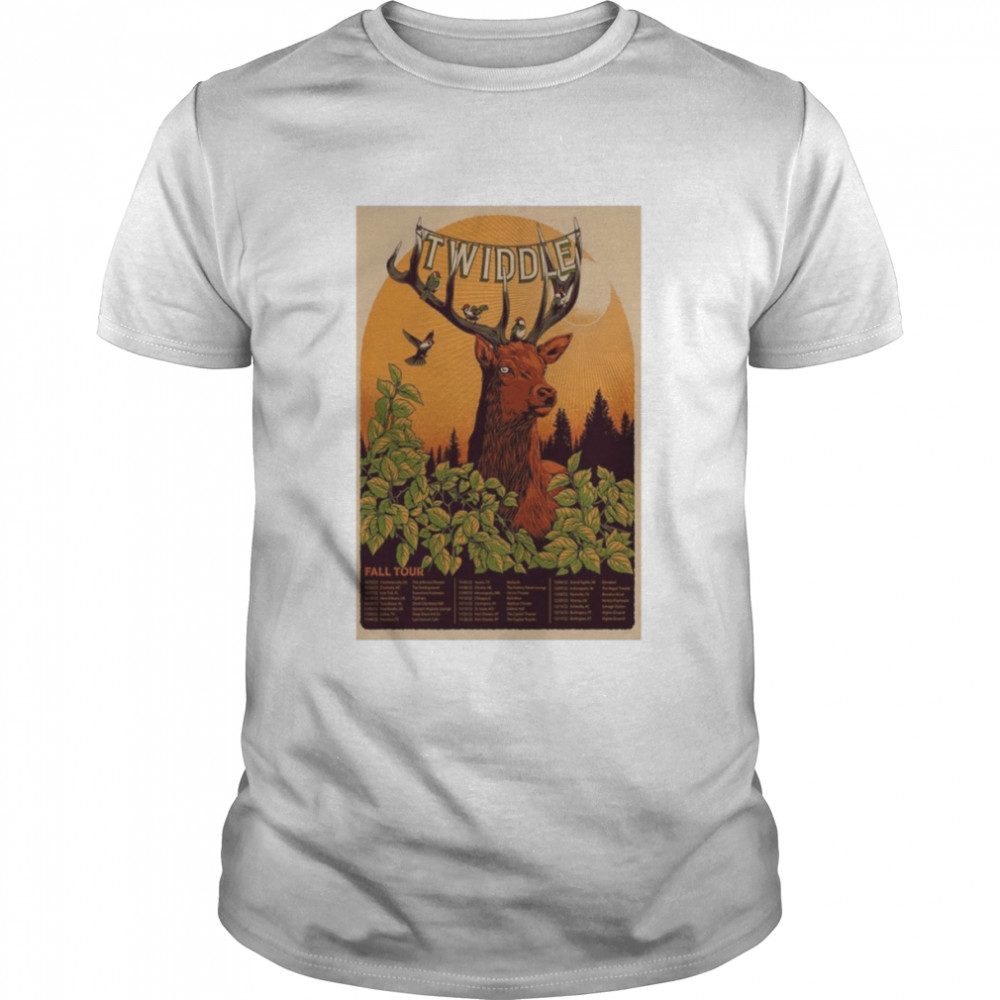 Twiddle octber 25 2022 Charlottesville VA t-shirt