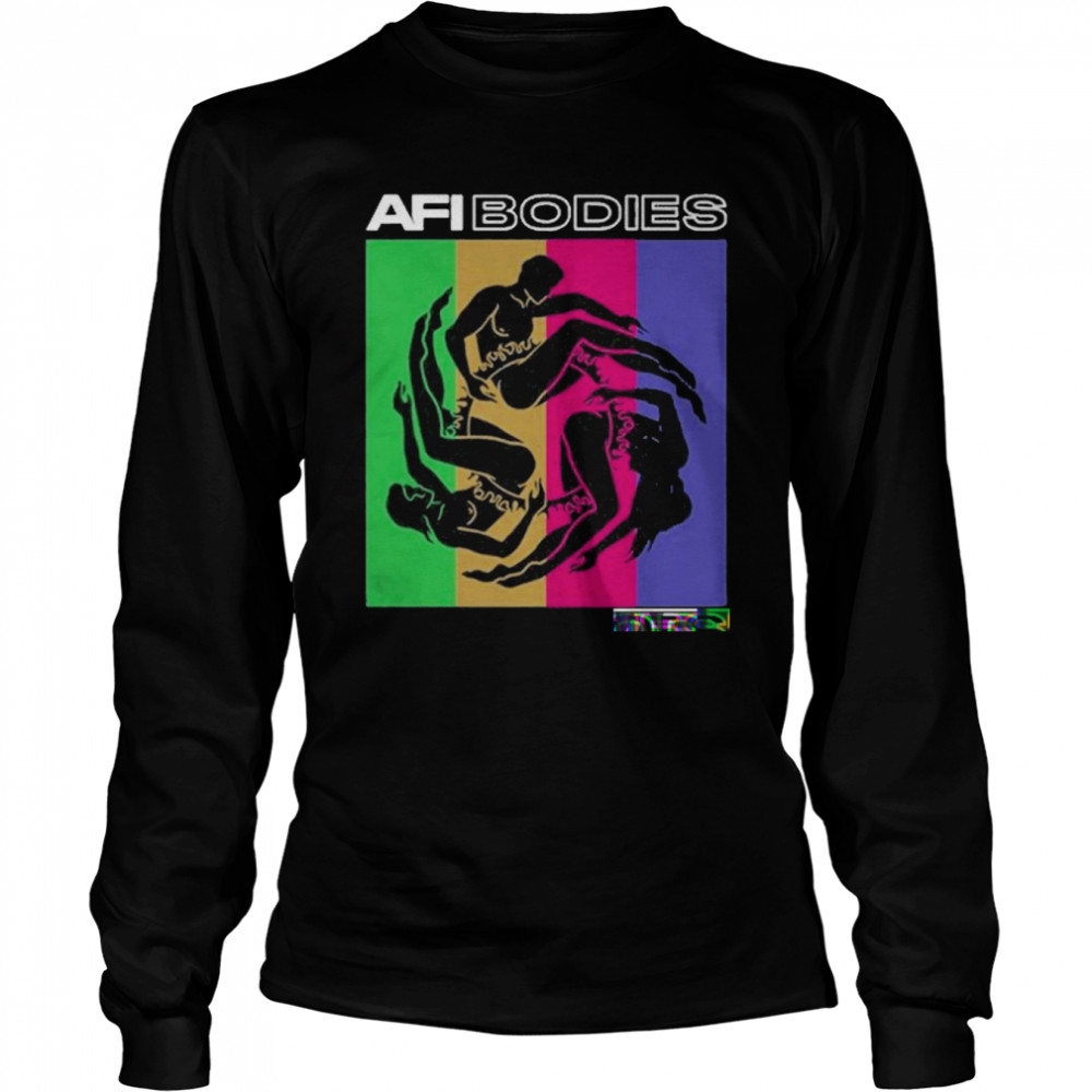 AFI Bodies color square t-shirt Long Sleeved T-shirt