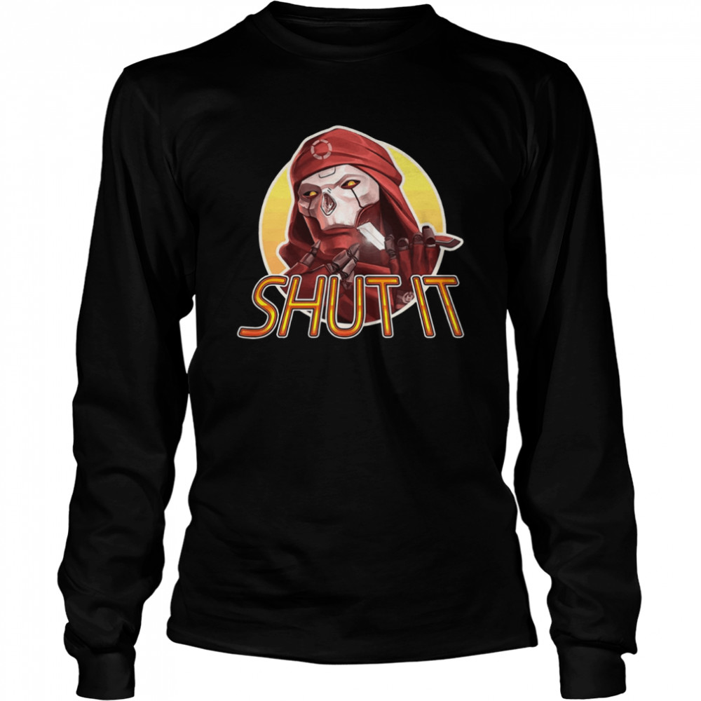 Shut It Apex Legends Holosprays Revenant shirt Long Sleeved T-shirt