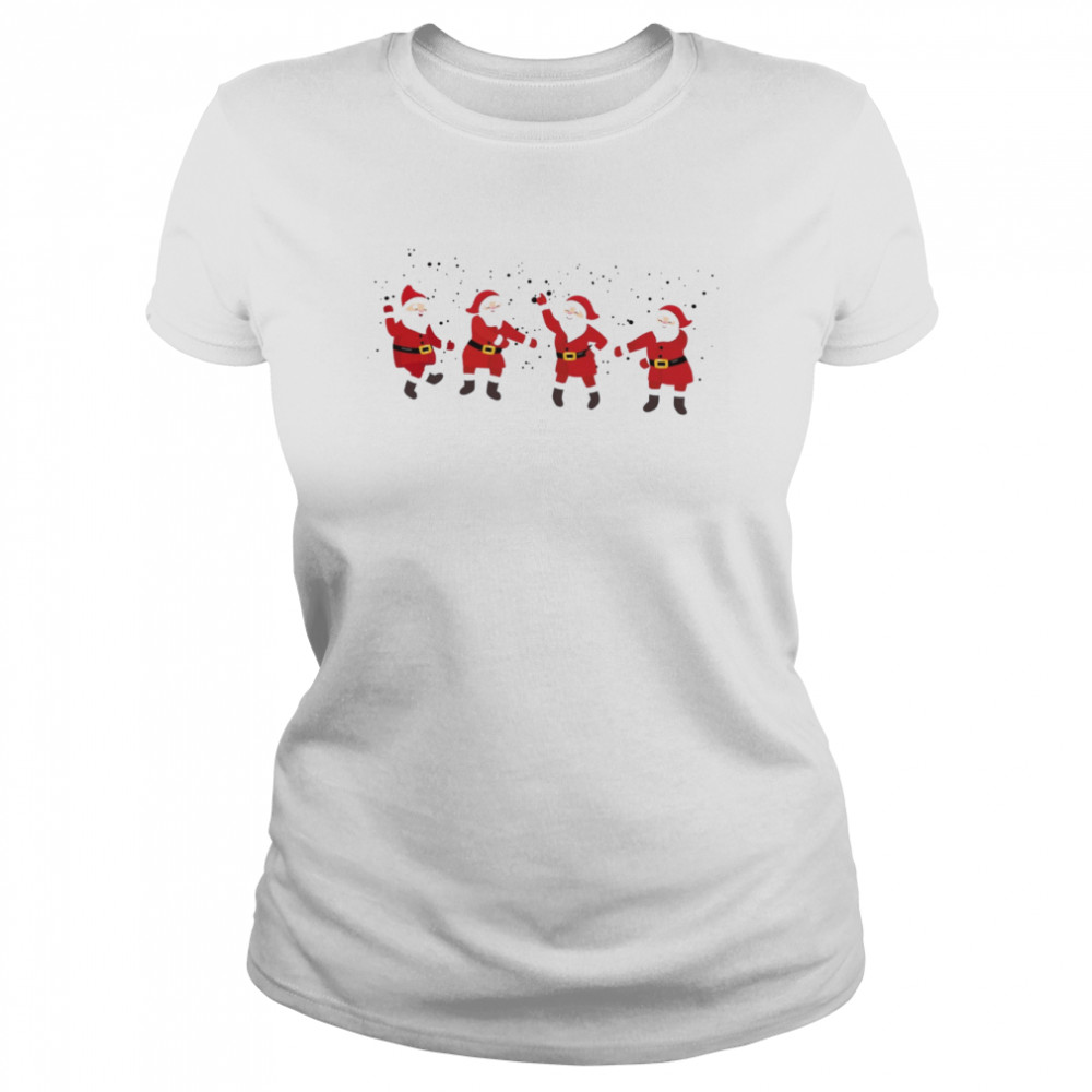 Christmas Dancing Santa shirt Classic Women's T-shirt