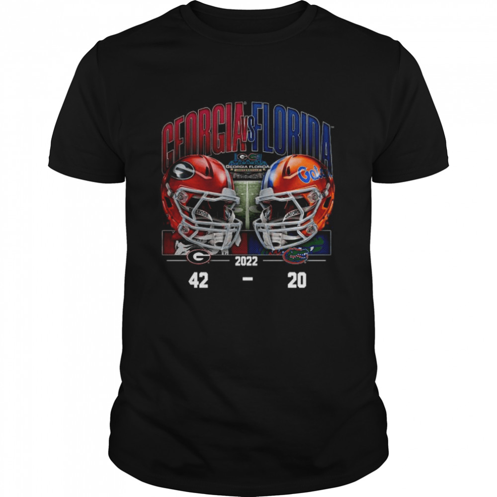 Georgia Bulldogs wins Florida Gator 2022 gameday score 42 20 shirt