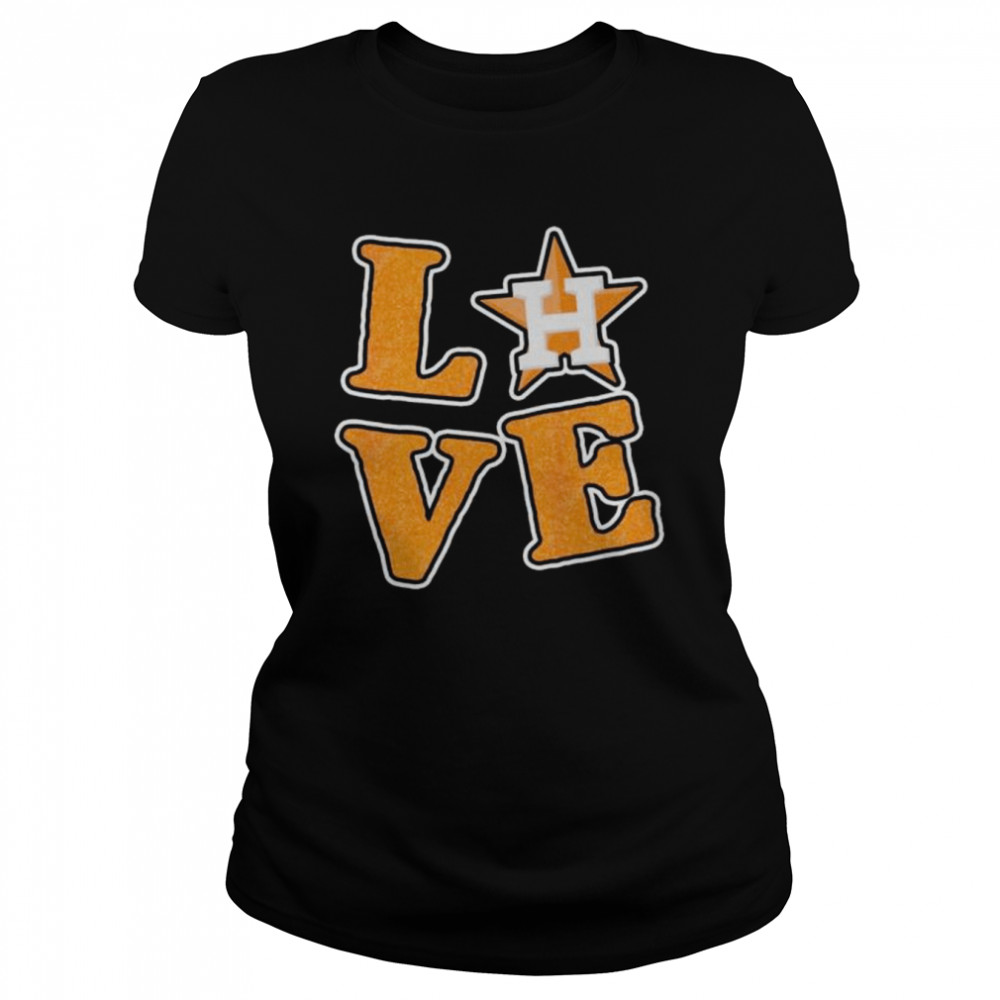 Love Houston Astros 2022 AL Champions shirt Classic Women's T-shirt
