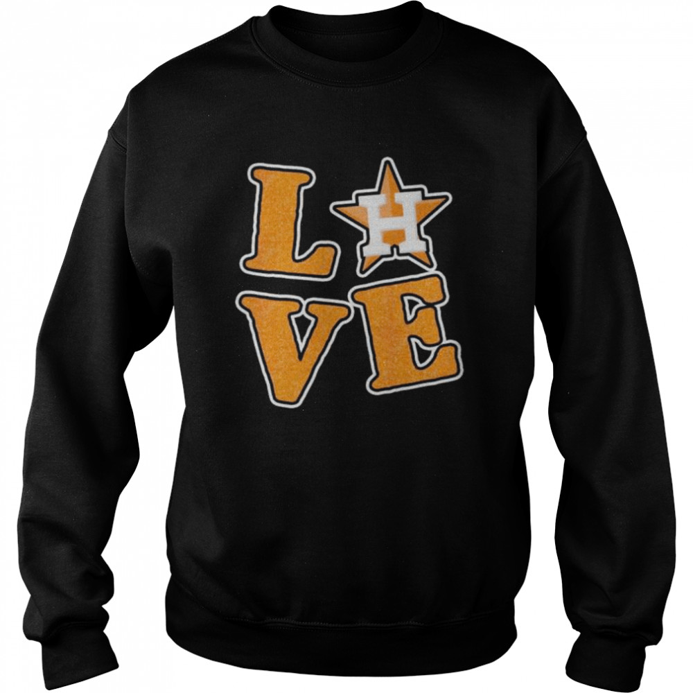Love Houston Astros 2022 AL Champions shirt Unisex Sweatshirt