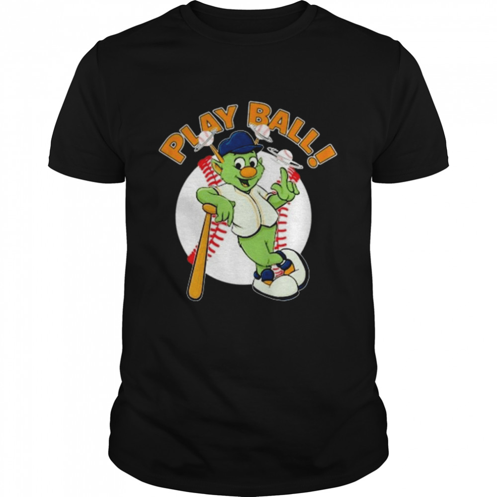 Play Ball Houston Astros 2022 World Series Orbit Mascot Shirt
