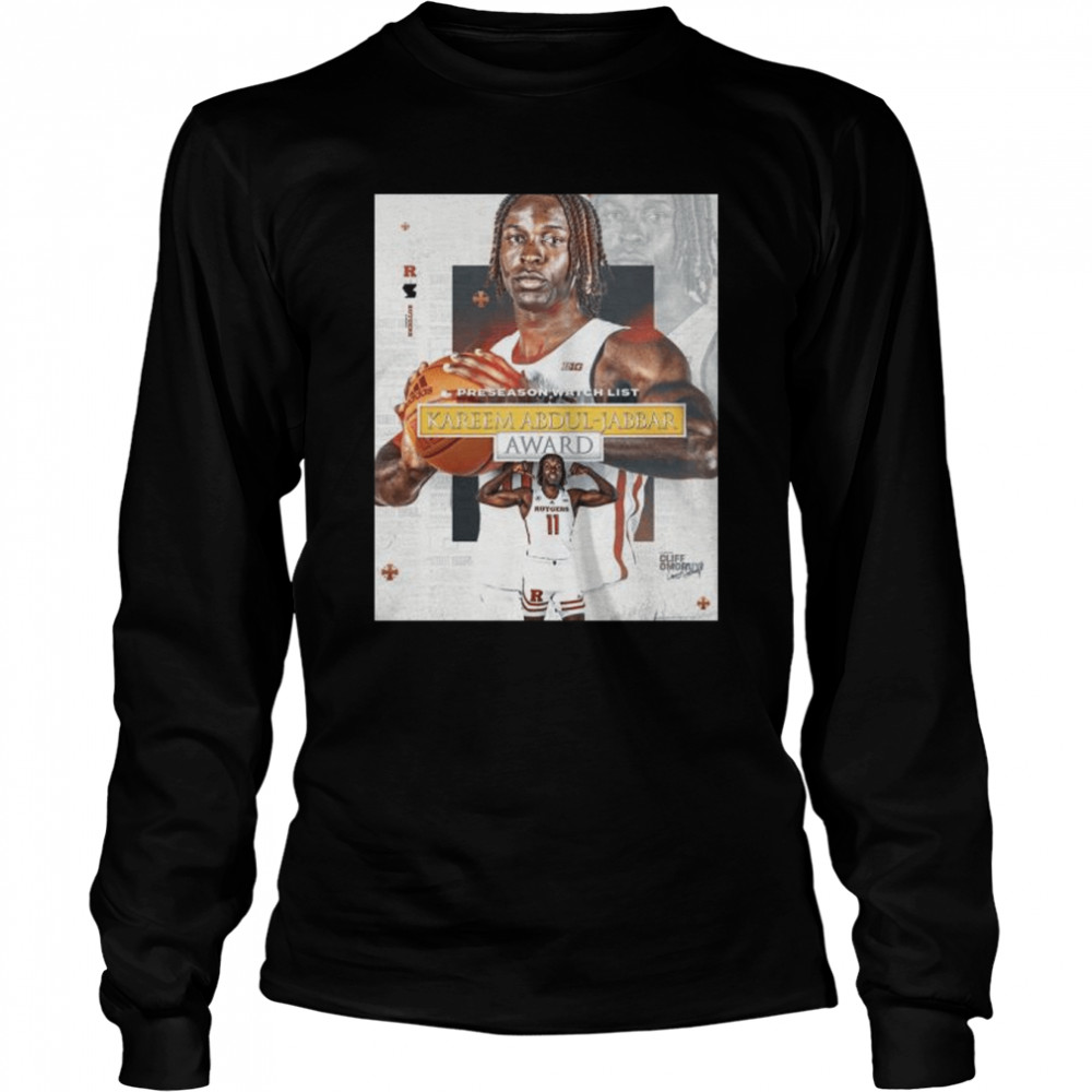 Preseason Watch list Kareem Abdul Jabbar Award shirt Long Sleeved T-shirt