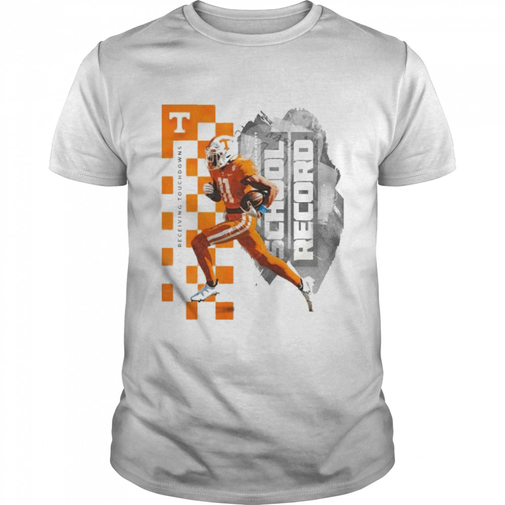 Tennessee Football School Record Single Season Receiving Touchdowns 2022 Shirt