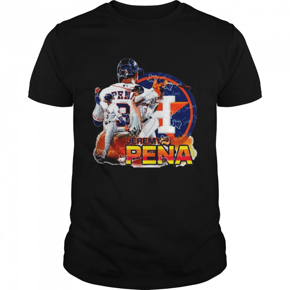The Legend Player Houston Astros Jeremy Pena The World Series Signature 2022 Classic Men's T-shirt