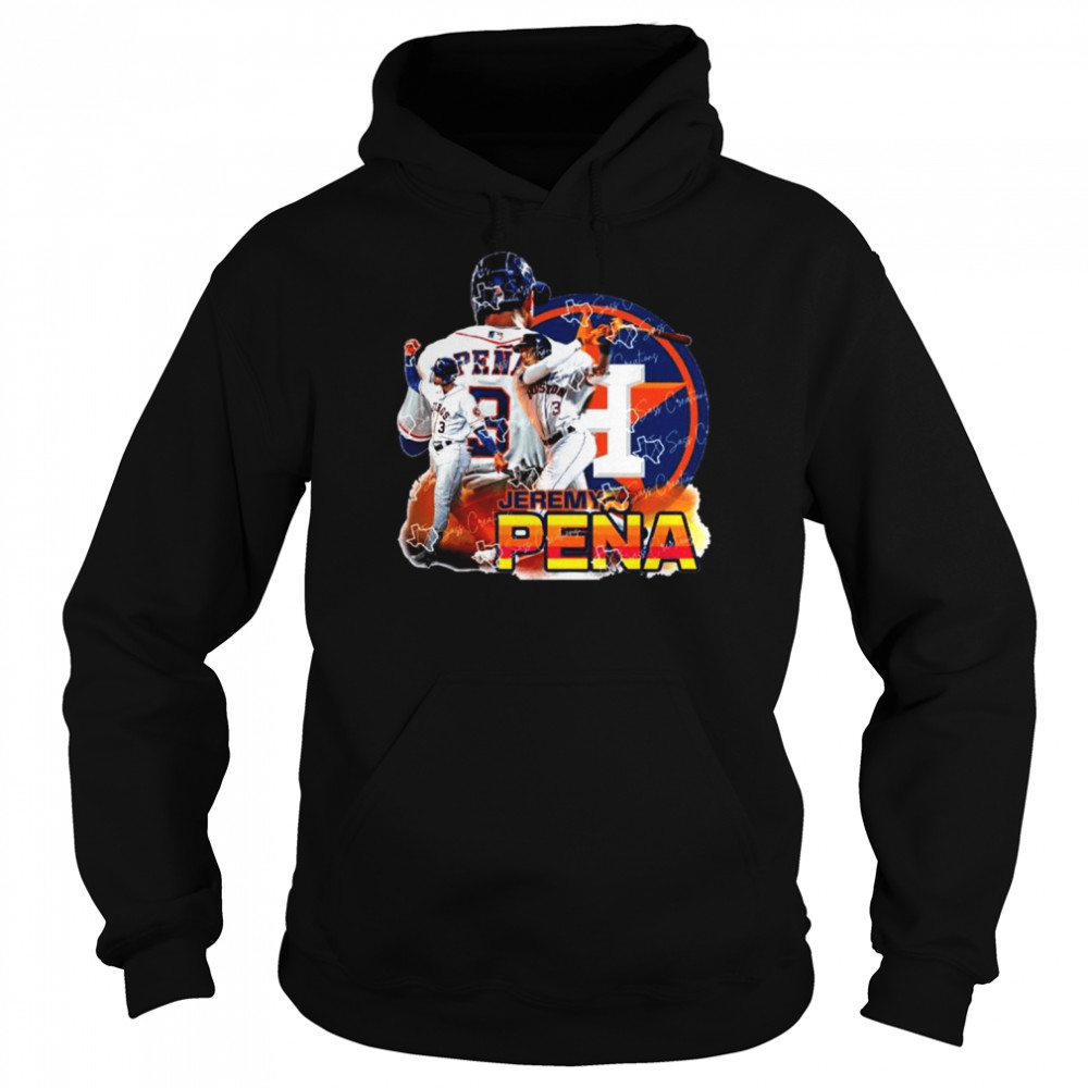 The Legend Player Houston Astros Jeremy Pena The World Series Signature 2022 Unisex Hoodie