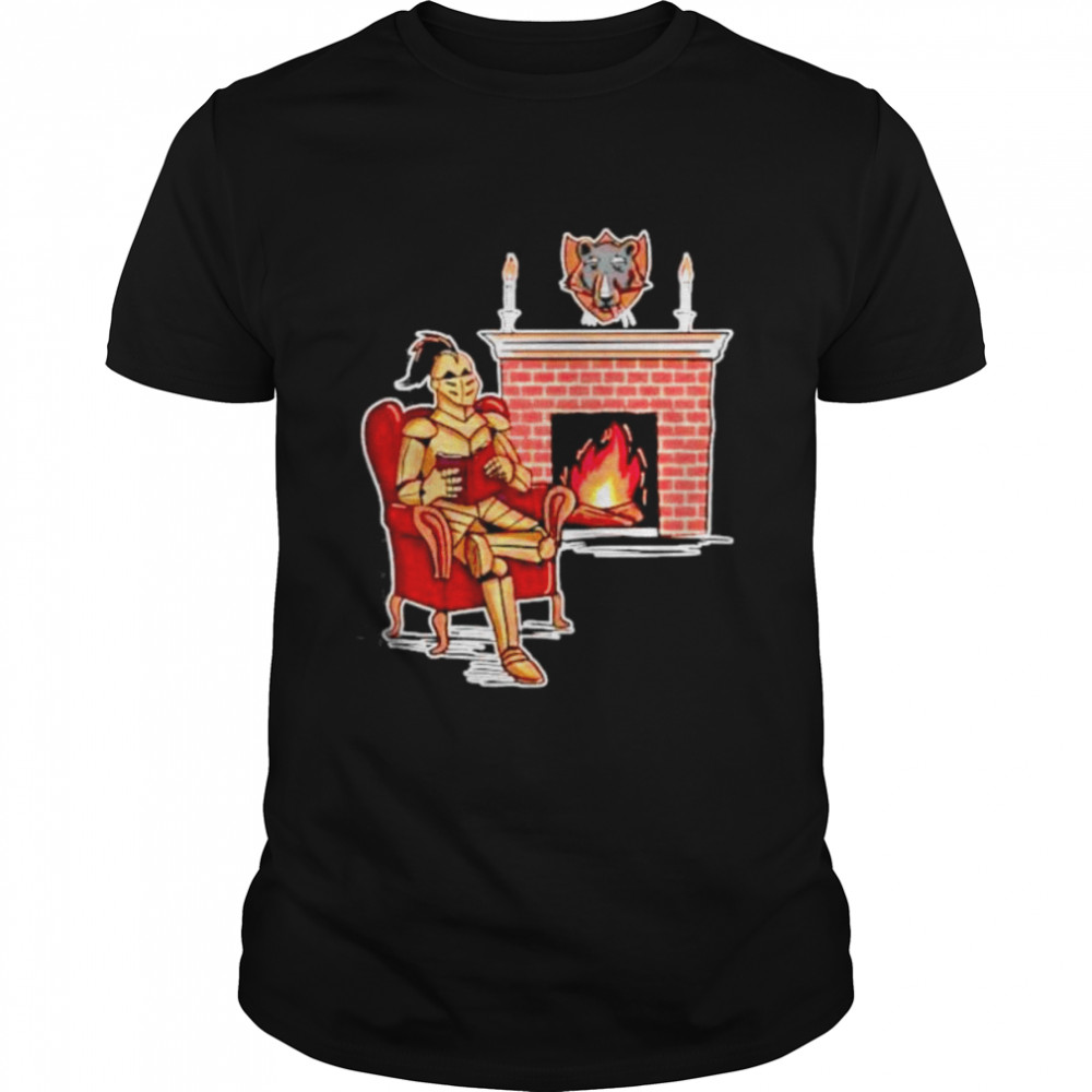 Top mounted head UCF Knights win shirt