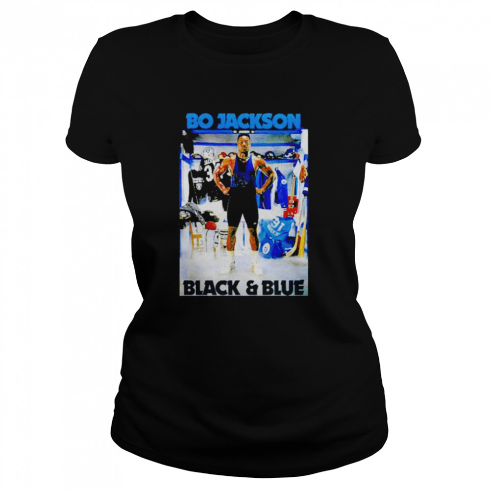 Bo Jackson Black and Blue shirt Classic Women's T-shirt