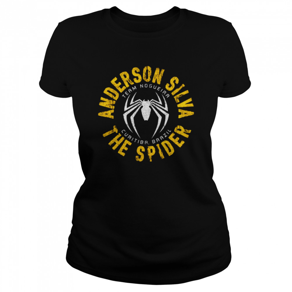 boxer anderson the spider silva shirt classic womens t shirt
