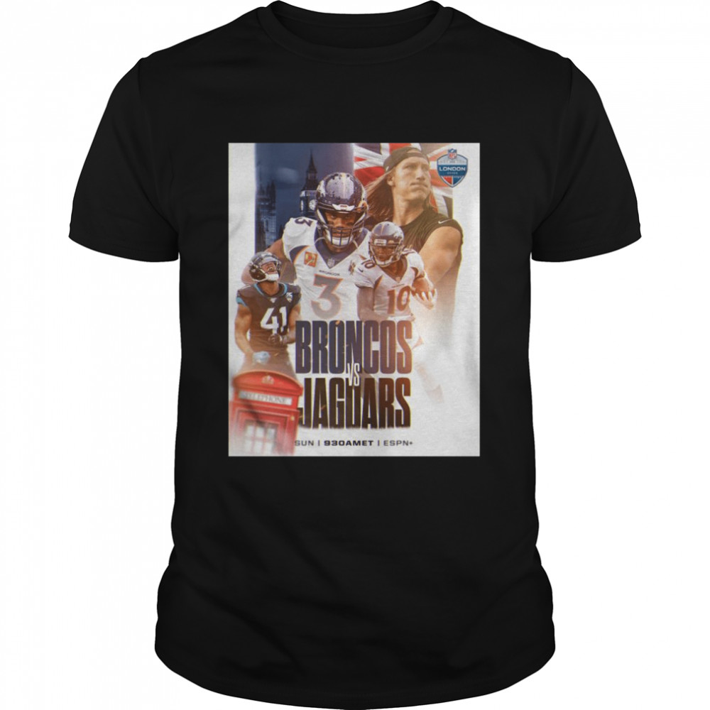 Broncos vs Jaguars NFL 2022 London Games shirt Classic Men's T-shirt