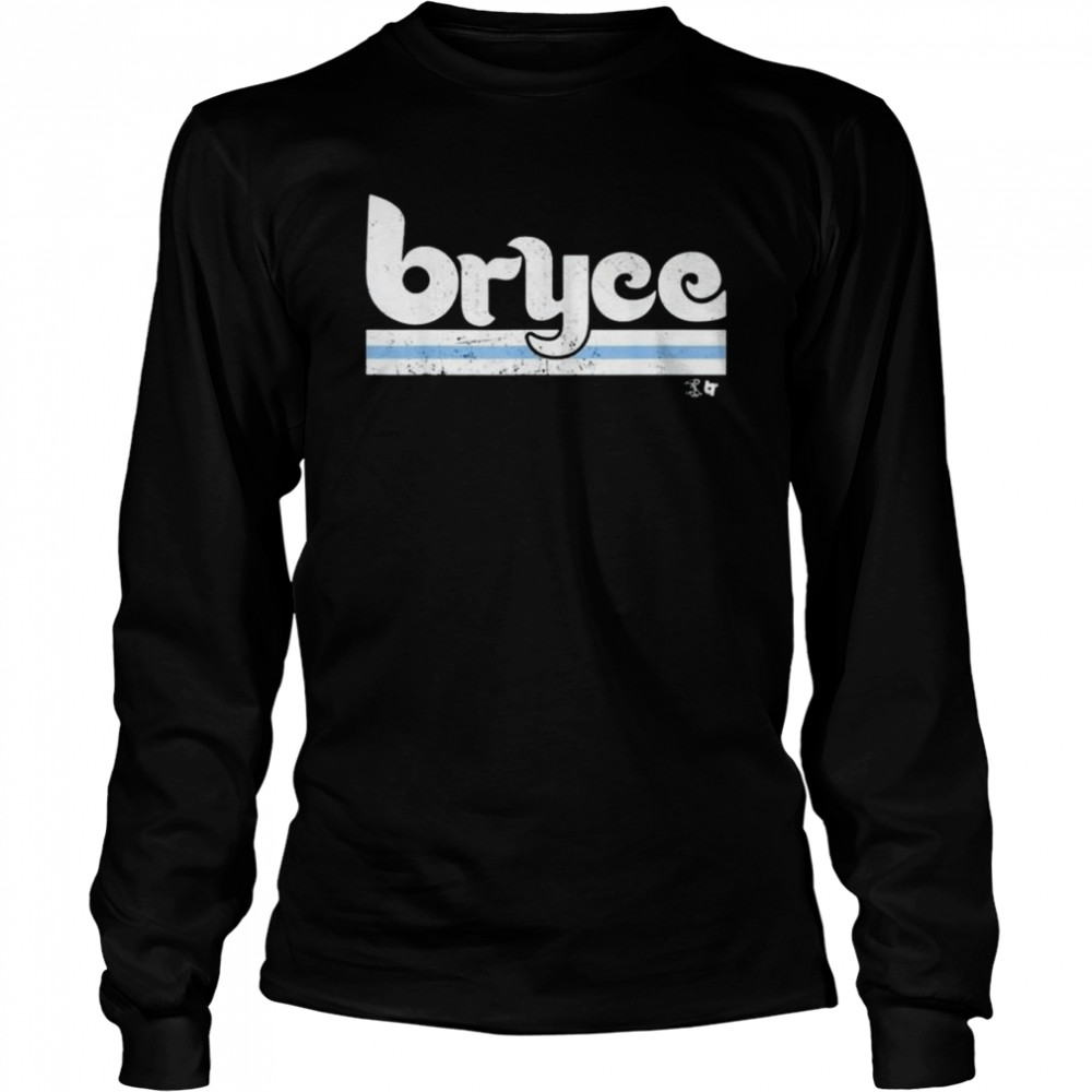 bryce philly bryce philadelphia baseball 2022 long sleeved t shirt