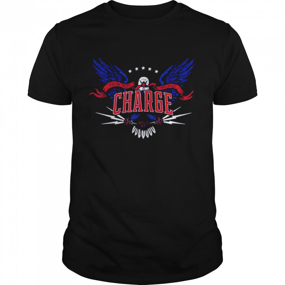 Buffalo Bills Eagle Charge Charge Forth 2022  Classic Men's T-shirt