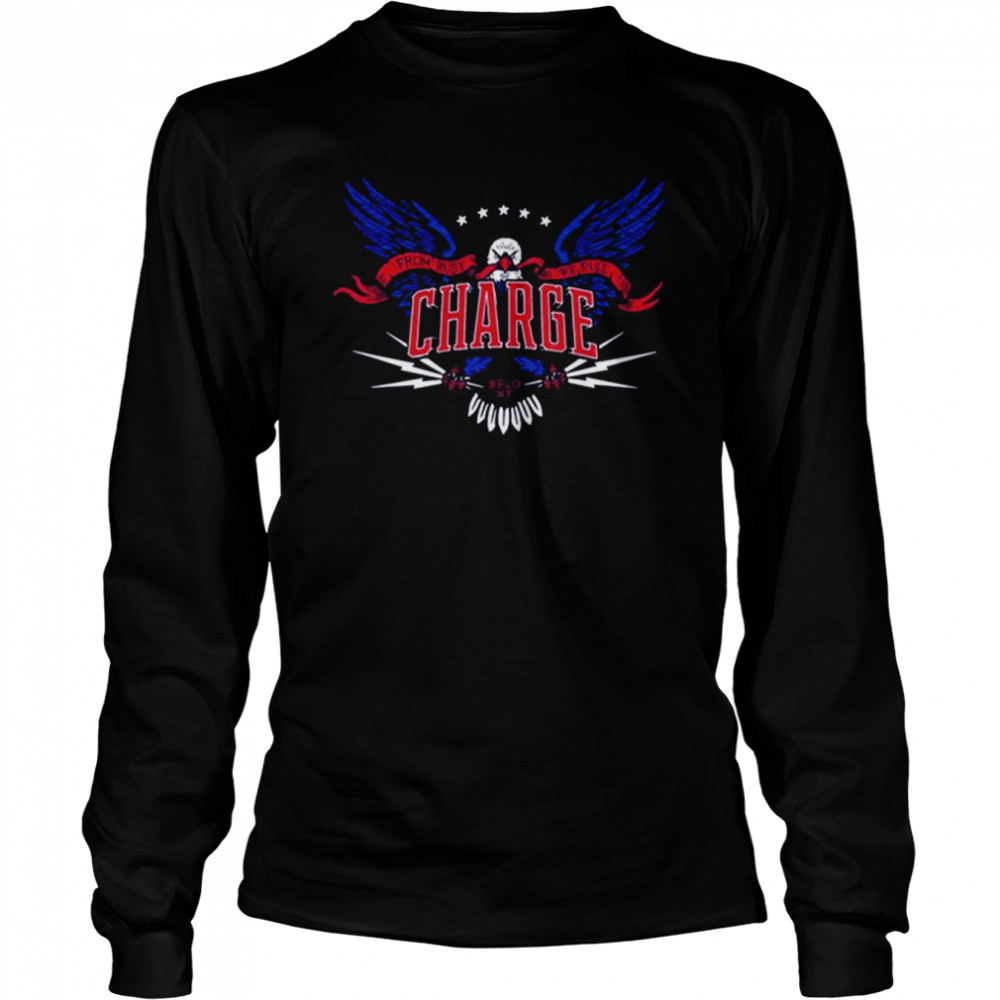 Buffalo Bills Eagle Charge Charge Forth 2022  Long Sleeved T-shirt