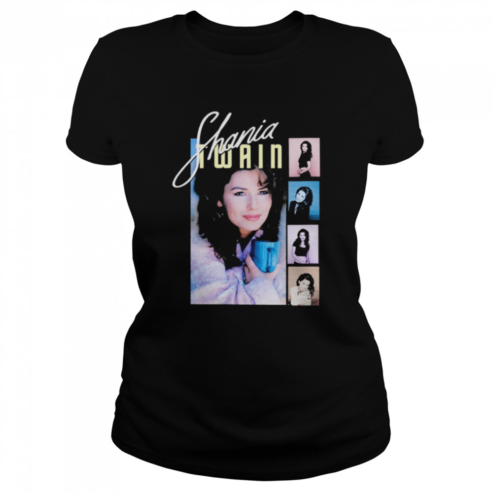 Canadian Singer Shania Twain Vintage shirt Classic Women's T-shirt
