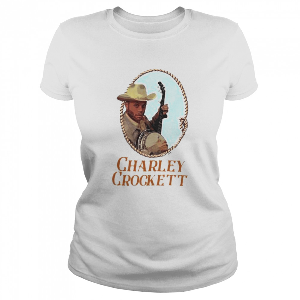 Charley Crockett banjo t-shirt Classic Women's T-shirt