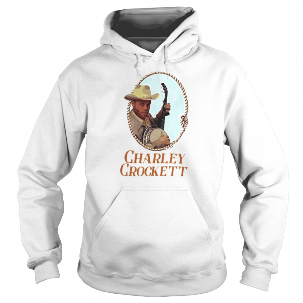 Charley Crockett banjo t-shirt Unisex Hoodie