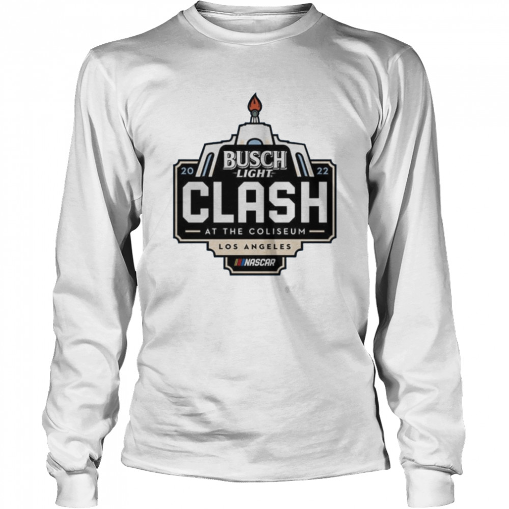 Checkered Flag 2023 Busch Light Clash at the Coliseum shirt Long Sleeved T-shirt