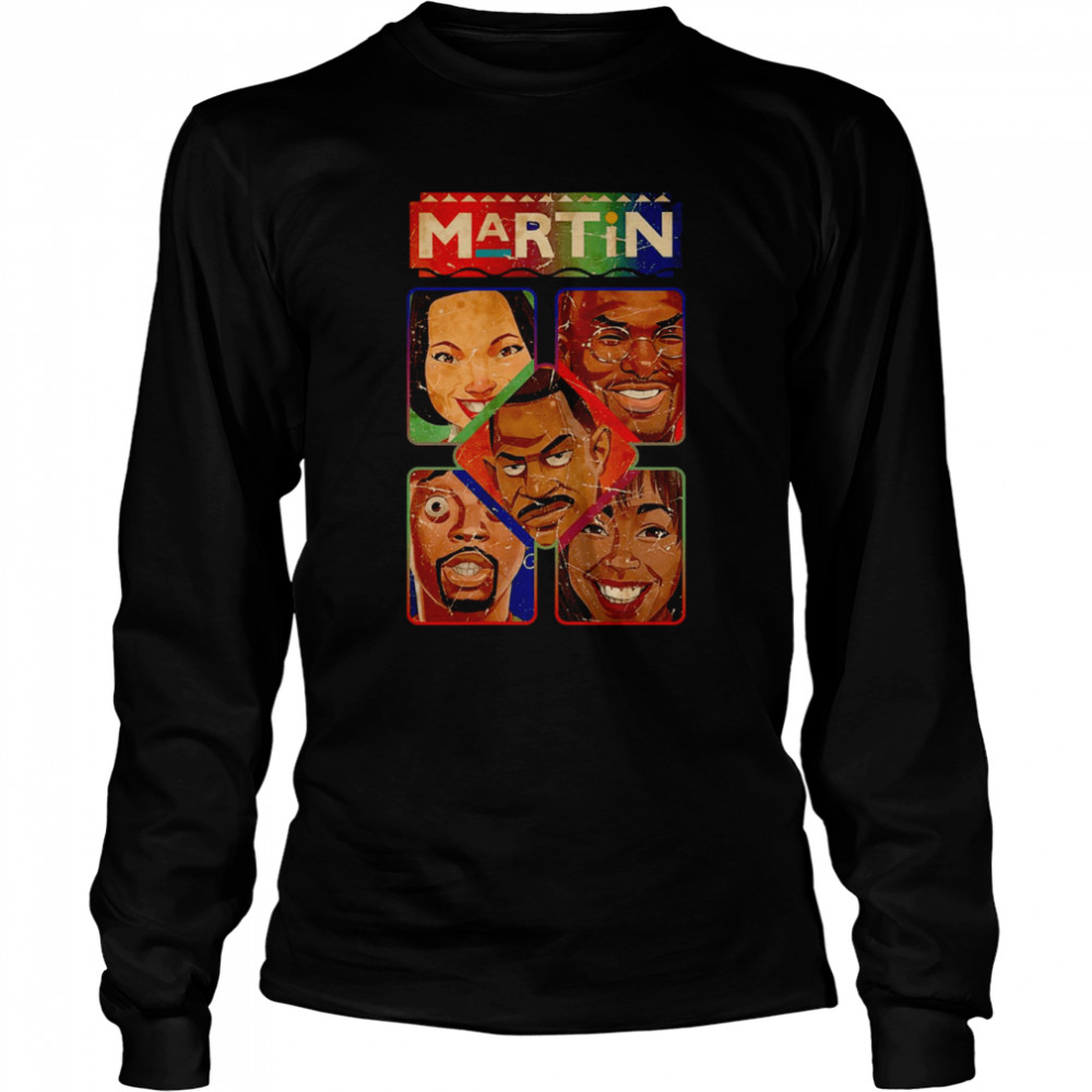 Comics Art Of Martin Sitcom Cast shirt Long Sleeved T-shirt