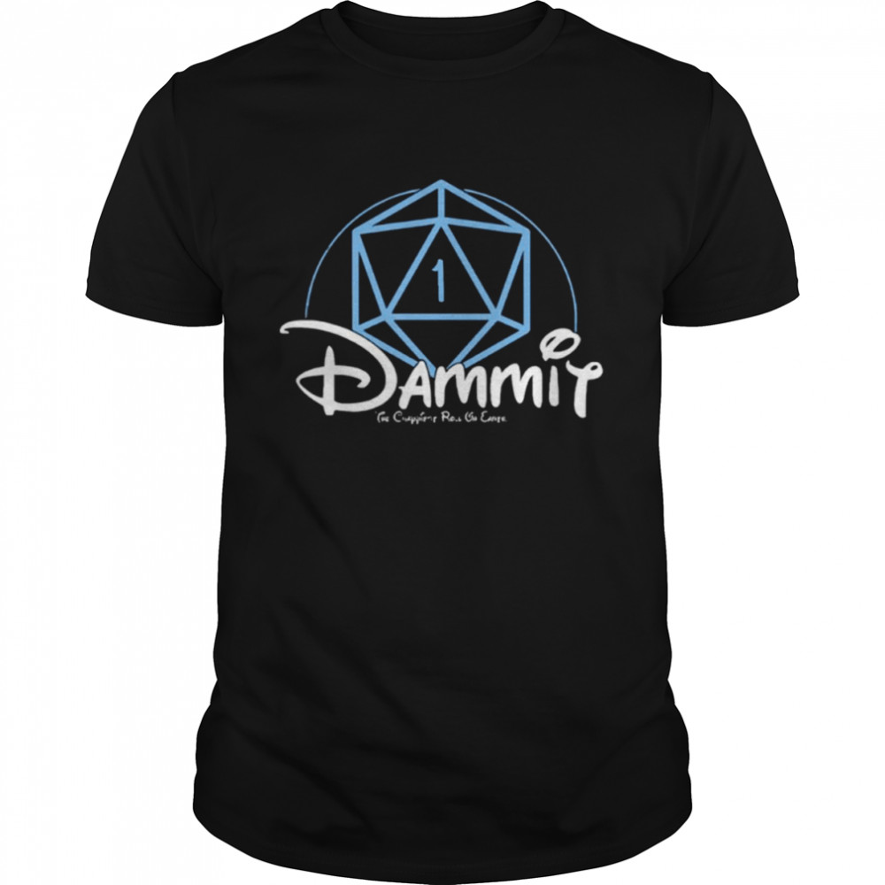 Disney Critical Fail Funny Dungeons And Dragons Dnd D20 Lover shirt Classic Men's T-shirt
