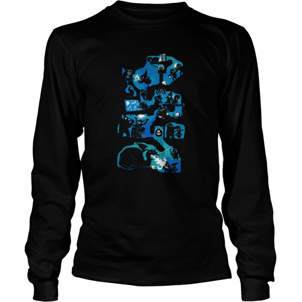 dungeon crawlers cartoon xmas gift for lovers shirt long sleeved t shirt