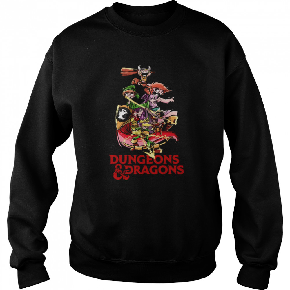 Dungeons Dragons Graphic Cartoon Style shirt Unisex Sweatshirt