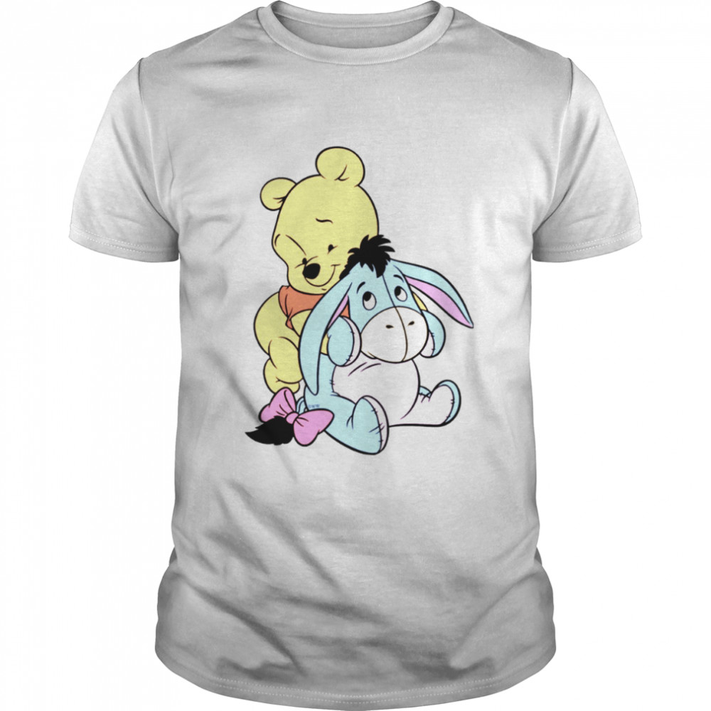 Eeyore And Winnie-The-Pooh Playing shirt Classic Men's T-shirt