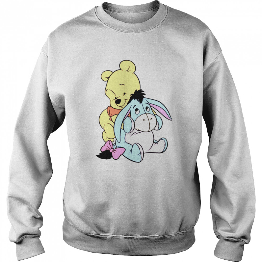 Eeyore And Winnie-The-Pooh Playing shirt Unisex Sweatshirt