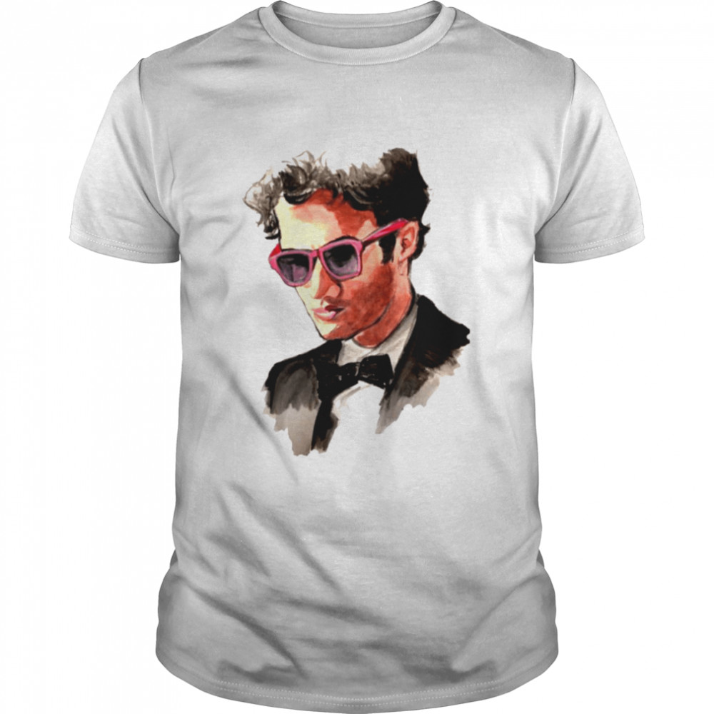 Fanart Singer Darren Criss Portrait shirt Classic Men's T-shirt