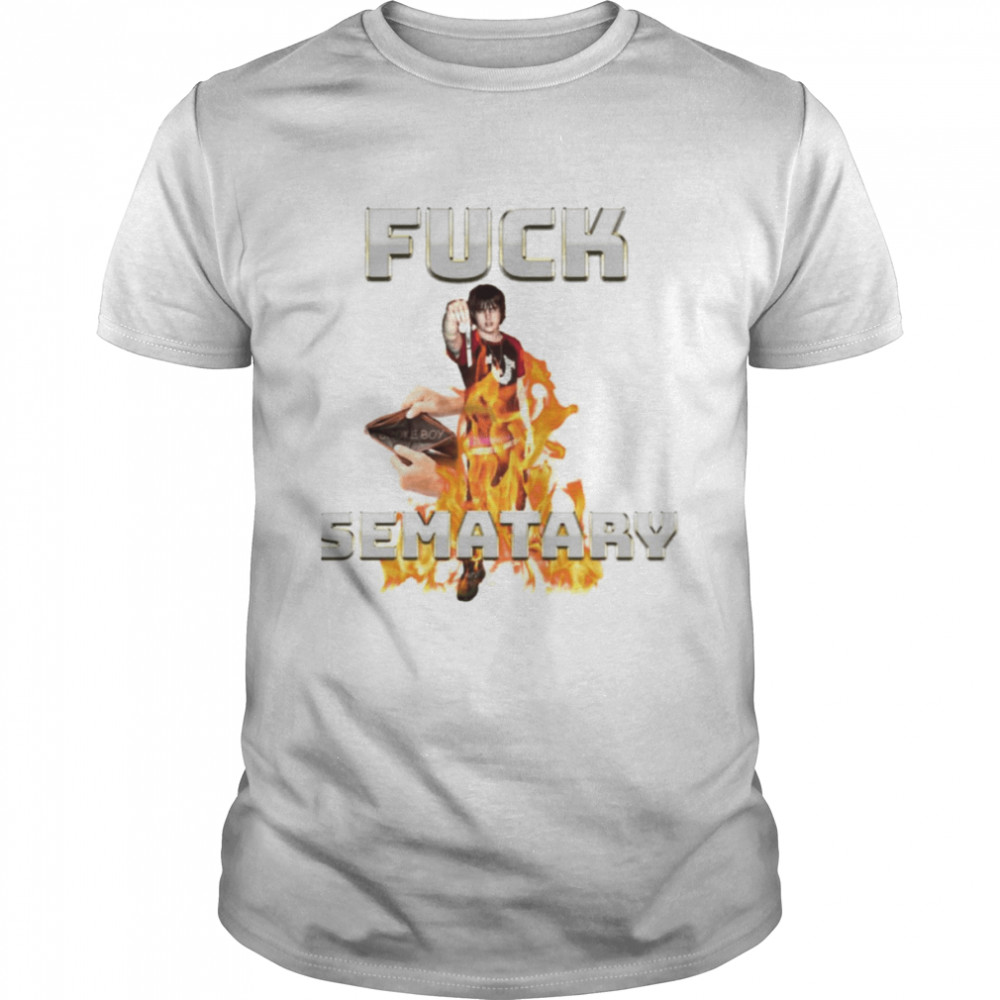 Fuck Sematary Funny Fire Rap Music shirt Classic Men's T-shirt