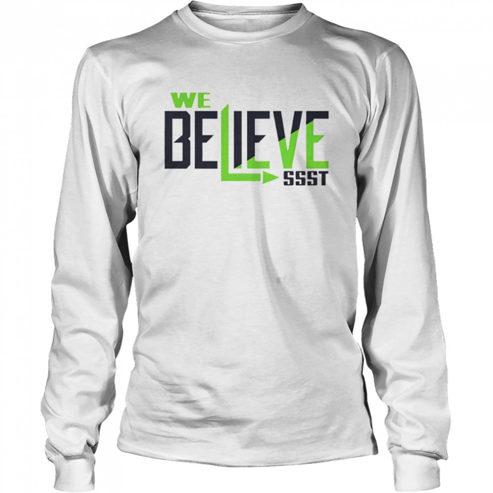 geno smith we believe ssst shirt long sleeved t shirt