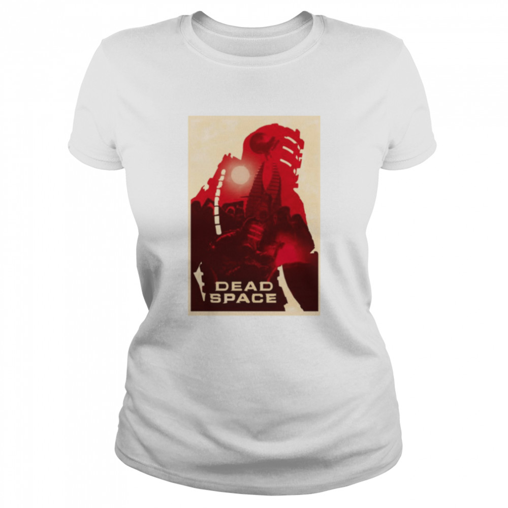 graphic issac clark dead space the city shirt classic womens t shirt