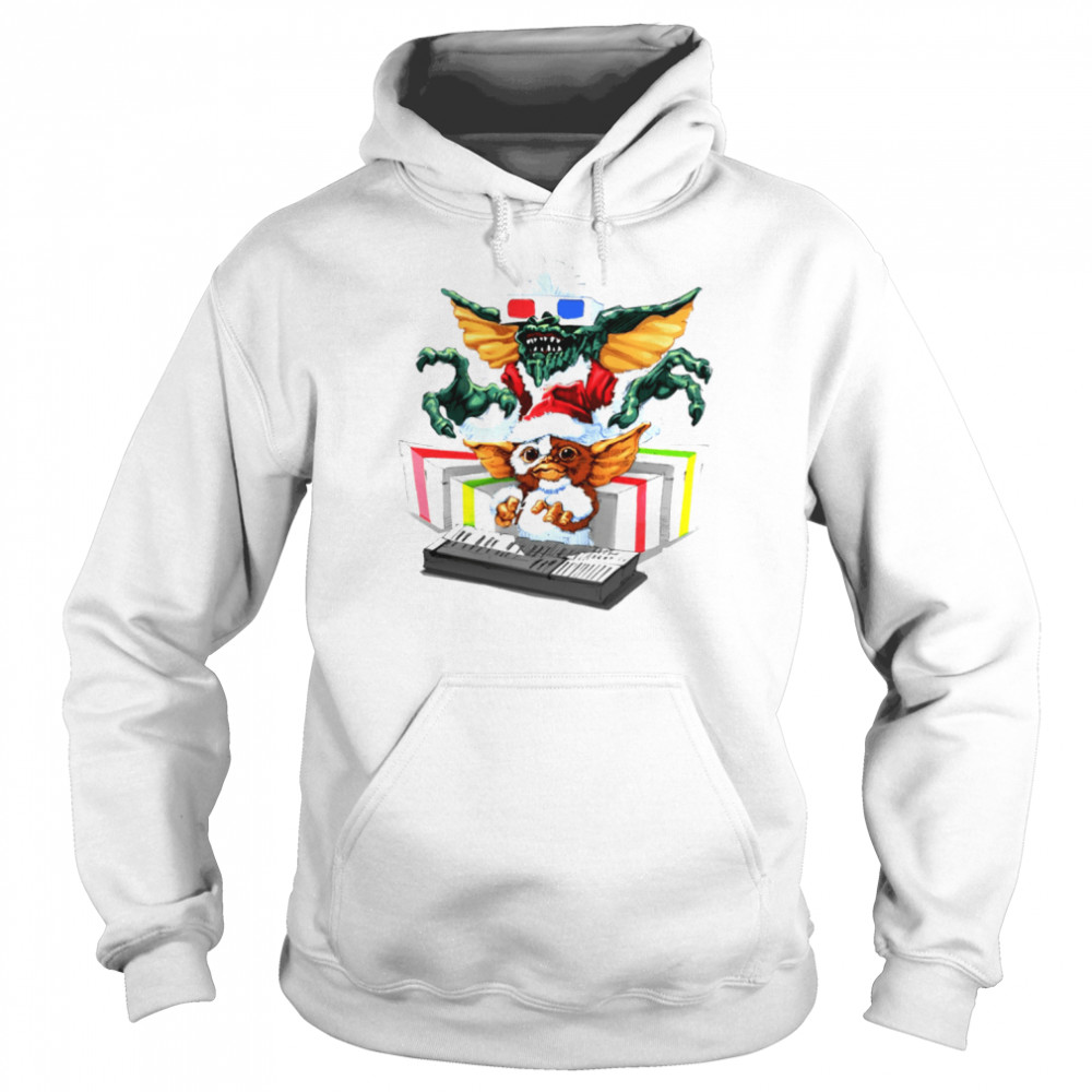 Gremlins Christmas Design 2022 Santa Hat shirt Unisex Hoodie