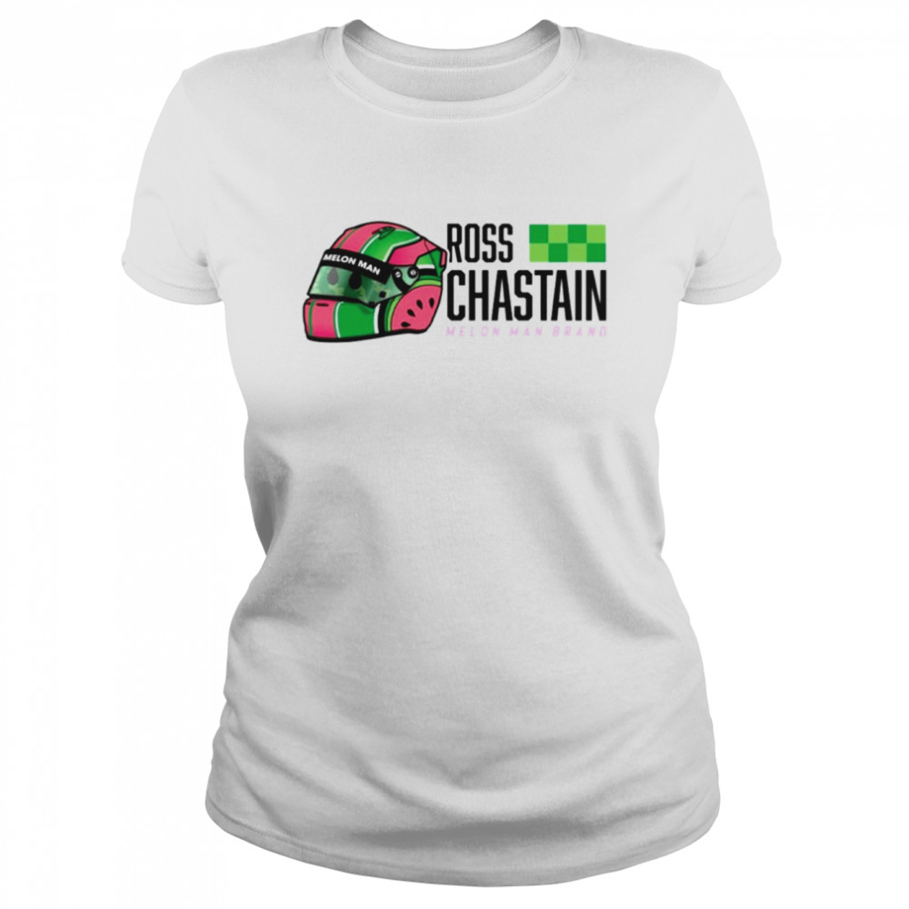 Helmet Melon Man Brand Ross Chastain shirt Classic Women's T-shirt