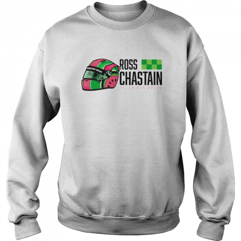 Helmet Melon Man Brand Ross Chastain shirt Unisex Sweatshirt